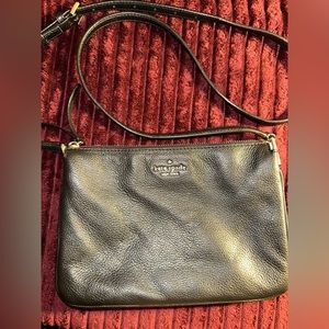 Kate Spade Black Leather Crossbody Bag